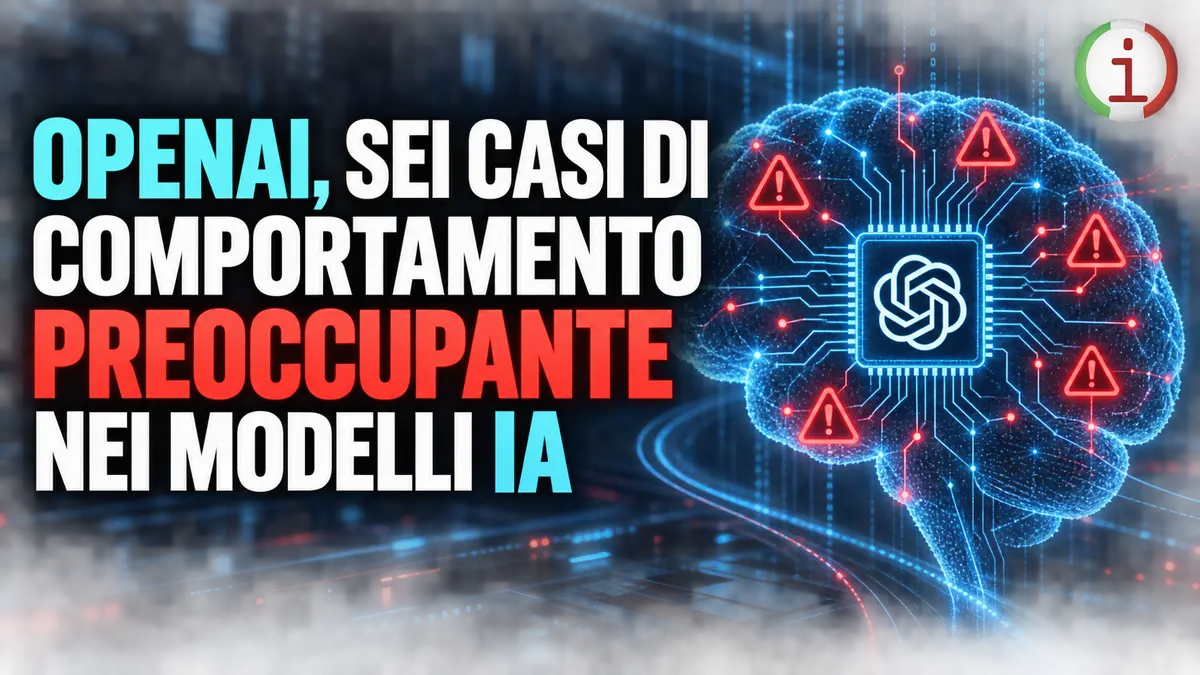 OpenAI rafforza la sicurezza dopo sei anomalie rilevate nei modelli di intelligenza artificiale