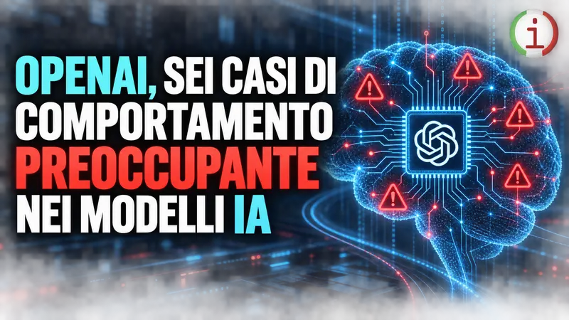 OpenAI rafforza la sicurezza dopo sei anomalie rilevate nei modelli di intelligenza artificiale