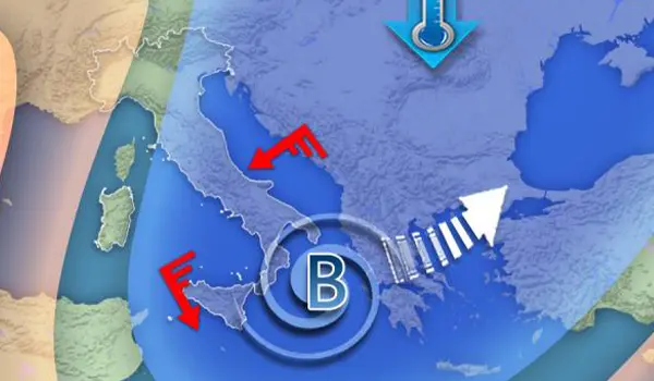 Meteo Italia: ciclone Erminio ancora attivo con piogge, vento e neve. Migliora nel weekend di Pasqua