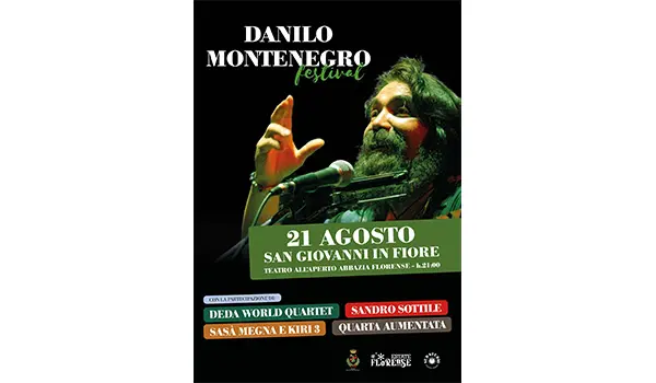3ª edizione Danilo Montenegro Festival - Ingresso libero.