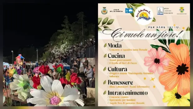 Sellia Marina, un’esplosione di colori e creatività: successo per l’evento “Ci vuole un fiore”