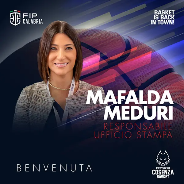 Pirossigeno Cosenza Basket: Mafalda Meduri è la nuova addetta stampa