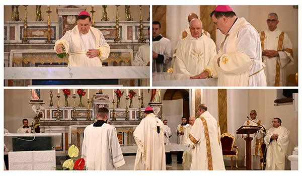 La Chiesa del Carmine di Catanzaro ha vissuto la solenne dedicazione del nuovo Altare e la benedizione dell’Ambone