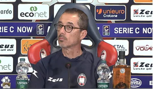 Mister Longo carica il Crotone – Foggia: “Una partita trappola, ma ci faremo trovare pronti” (Video)