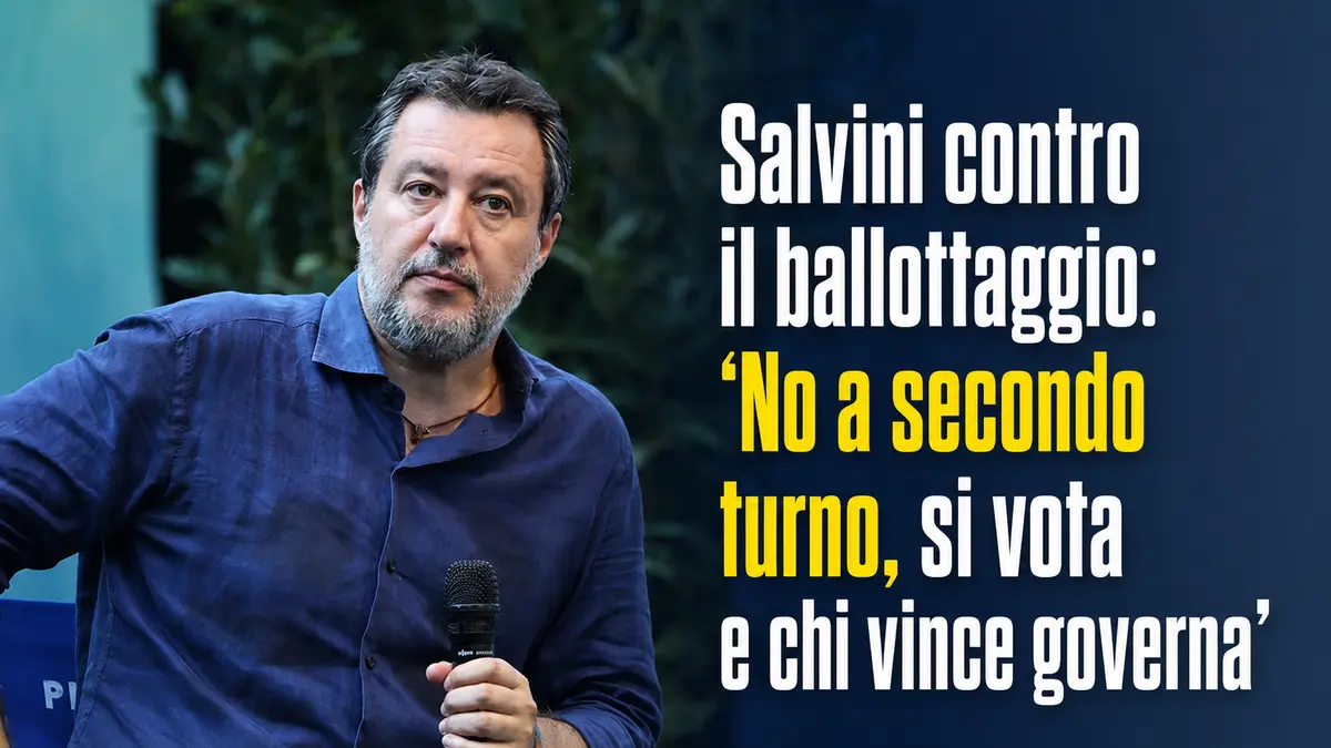 Salvini contro il ballottaggio: 'No a secondo turno, si vota e chi vince governa'