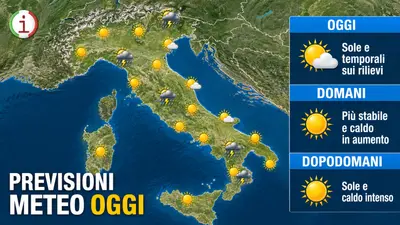 Meteo Italia nuova ondata di caldo da giovedì con temperature oltre i 35 gradi