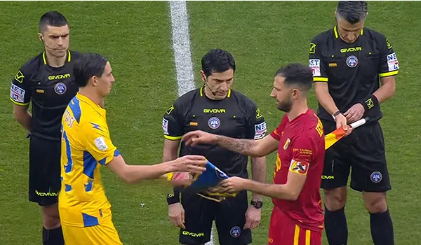  Calcio 25ª Giornata Frosinone-Catanzaro 1-1. Il sinistro di Quagliata pareggia Lusuardi
