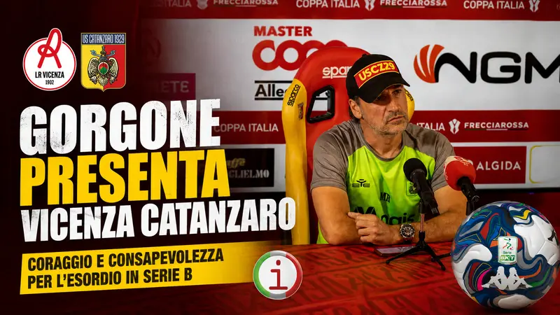 Vicenza Catanzaro, Gorgone indica la strada
