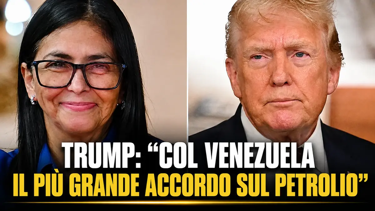 Petrolio, svolta tra Stati Uniti e Venezuela: Trump annuncia un accordo su oltre 65 miliardi di barili