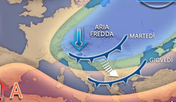 Meteo Italia: arriva un fronte freddo con temporali e grandine, poi miglioramento e focus sul weekend del 25 aprile