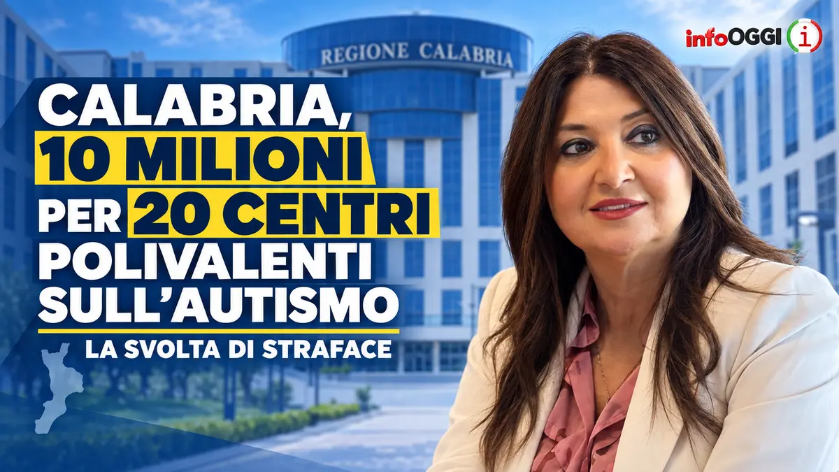Calabria, 10 milioni per 20 Centri Polivalenti sull'autismo: la svolta di Straface