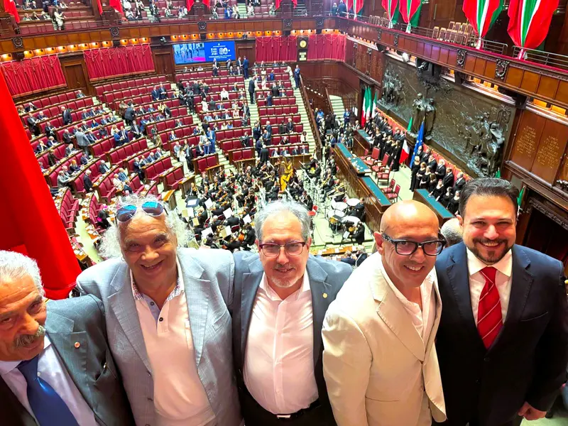 Il Segretario Nazionale, Mario Calì, guida la delegazione del PSDI a Montecitorio nell'ottantesimo anniversario della storica elezione alla presidenza dell'Assemblea Costituente