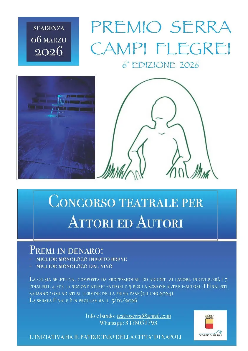 Sesto Premio Nazionale “Serra-Campi Flegrei”. Aperto il bando 