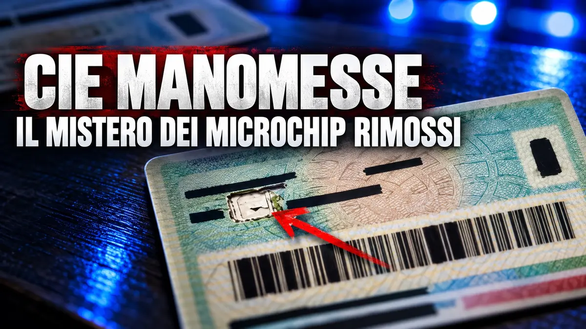 Carte d'identità elettroniche manomesse: il mistero dei microchip rimossi
