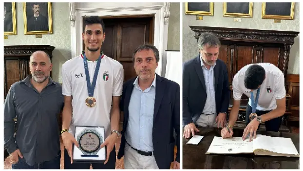 Catanzaro rende omaggio al campione olimpico Simone Alessio
