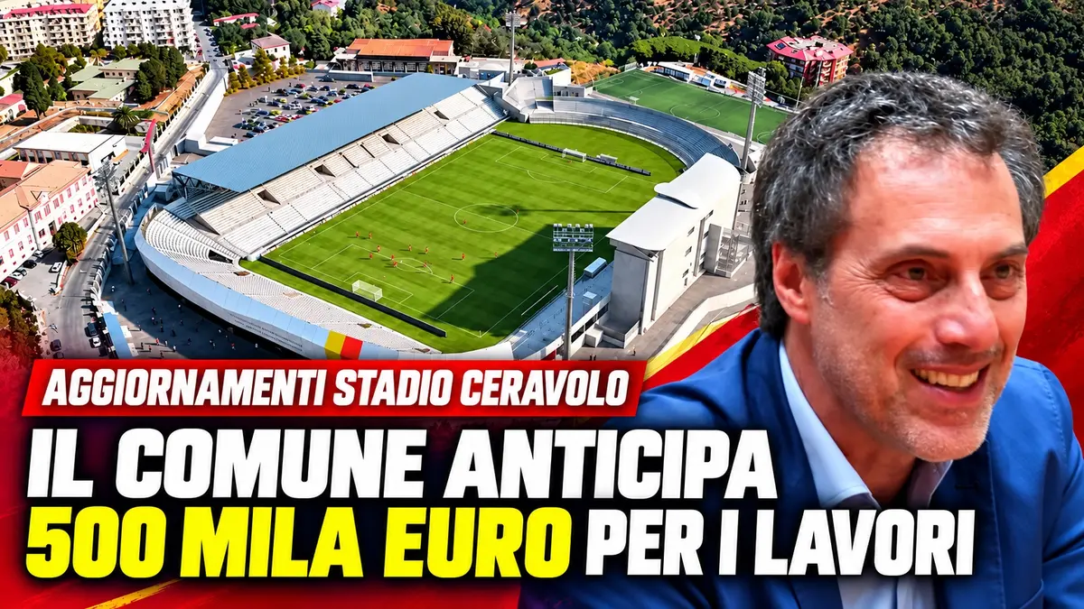 Aggiornamenti sullo stadio Ceravolo: il Comune anticipa fino a 500 mila euro per proseguire i lavori