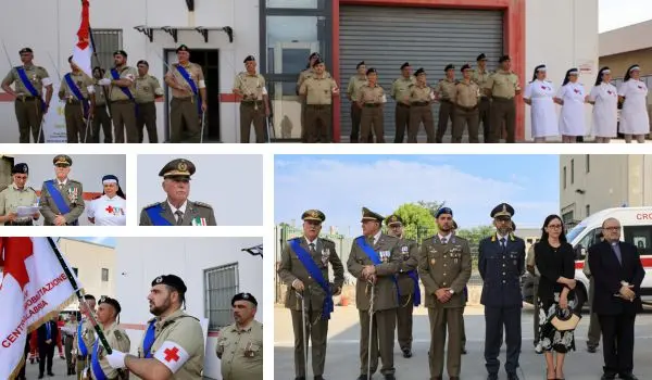 Catanzaro, consegnato il vessillo al XV Centro di Mobilitazione Calabria della Croce Rossa Italiana