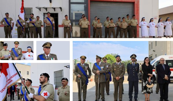 Catanzaro, consegnato il vessillo al XV Centro di Mobilitazione Calabria della Croce Rossa Italiana