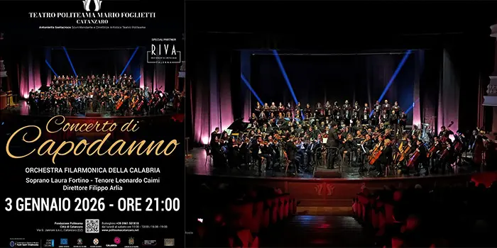 Al Teatro Politeama di Catanzaro il Concerto di Capodanno per accogliere il 2026 con la grande tradizione musicale europea