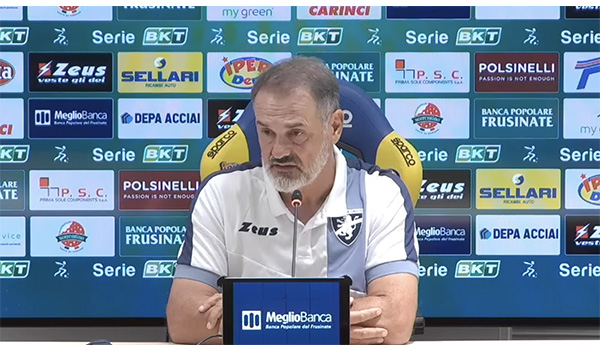 Serie B: l'analisi di Mister Vivarini dopo Frosinone-Modena (Video)