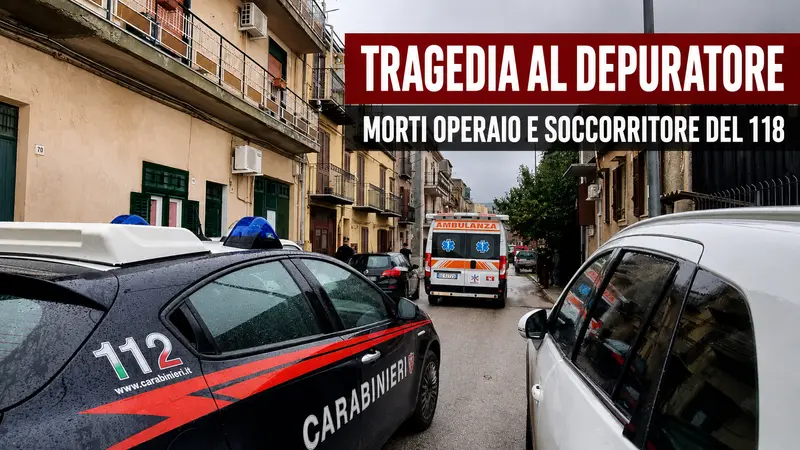 Tragedia al depuratore di San Vito Lo Capo, due morti per le esalazioni durante un intervento di soccorso