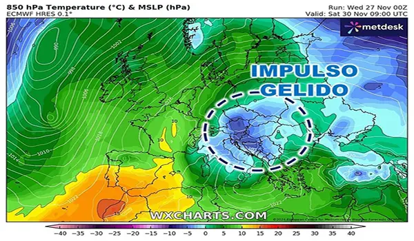 Previsione Meteo weekend: freddo dai Balcani, pioggia e neve a bassa quota i dettagli