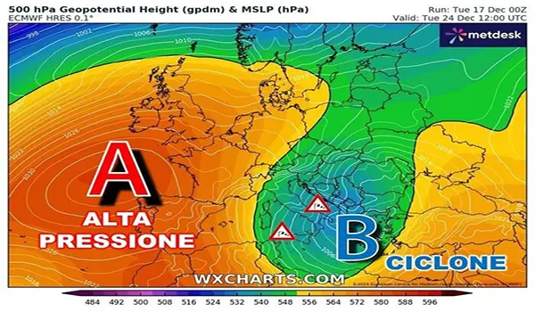 Meteo: Neve in arrivo, ecco quando e dove cadrà copiosa sulle regioni 