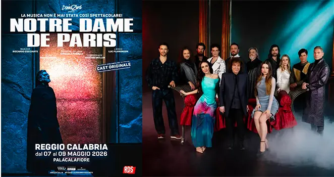 Attesa finita: da giovedì a sabato il Colossal Notre Dame De Paris di Riccardo Cocciante al Palacalafiore di Reggio Calabria, attesi oltre 12000 spettatori