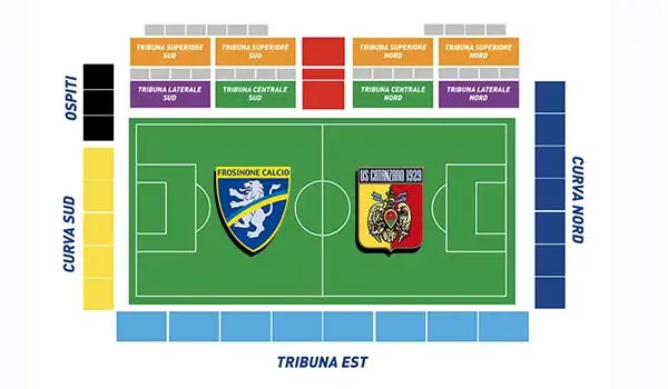 Calcio Serie B 25 giornata Frosinone – Catanzaro: ecco quando e dove acquistare i biglietti