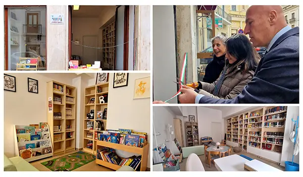 Il Sindaco Vincenzo Voce inaugura il nuovo spazio bambini della Biblioteca Comunale “Armando Lucifero”