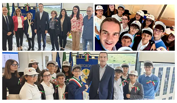 Il Consiglio dei ragazzi in Regione: i sogni dei giovani di Botricello consegnati ad Occhiuto