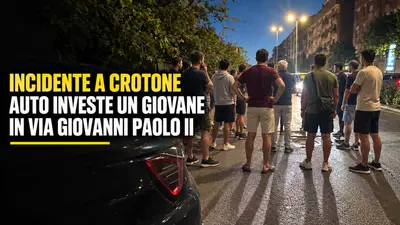 Crotone, giovane investito da un’auto in via Giovanni Paolo II