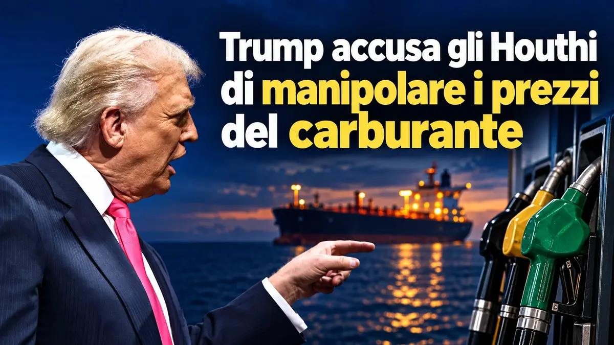 Trump accusa gli Houthi di manipolare i prezzi del carburante