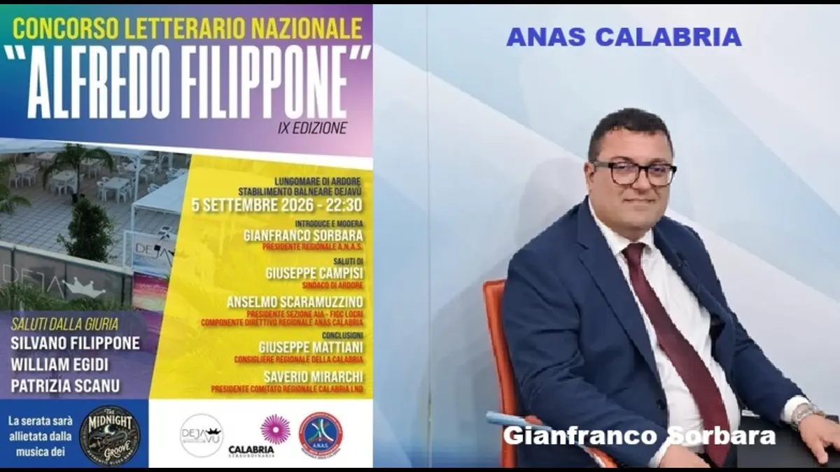 Ardore:  domani la finale del “Premio Alfredo Filippone” tra letteratura, giovani e associazionismo.