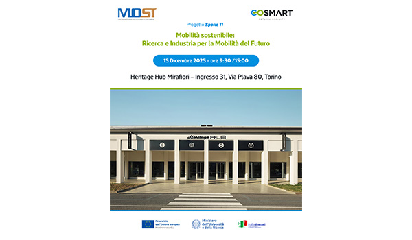 Mobilità sostenibile: Ricerca e industria insieme a Torino per la mobilità del futuro