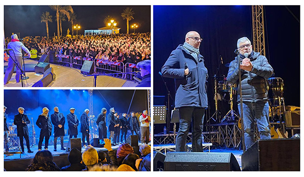 In migliaia per festeggiare il 2026 con Paolo Belli e la sua Big Band  sul Lungomare di Melito Porto Salvo (RC)