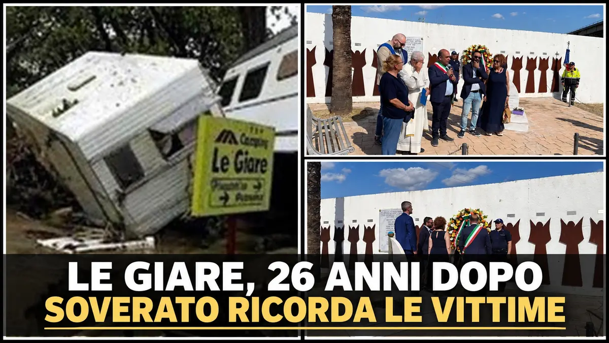 Le Giare, ventisei anni dopo: Il Sindaco di Soverato ricorda le vittime e rinnova l’impegno per la sicurezza