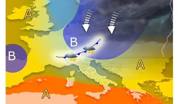 Previsioni meteo: fase instabile prima del ponte del 1 maggio