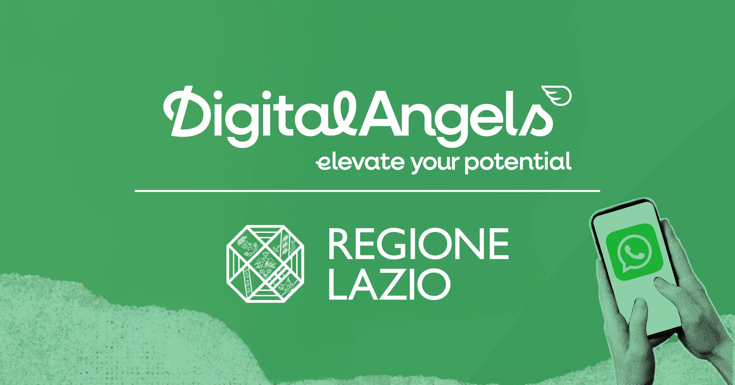 Digital Angels a supporto di Regione Lazio per aumentare gli iscritti al canale WhatsApp