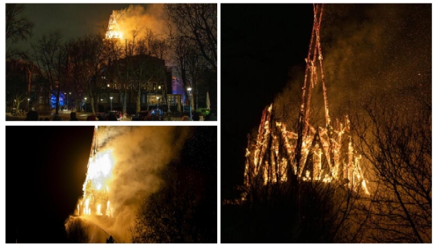 Rogo nel centro di Amsterdam: crolla il campanile della Vondelkerk nella notte di Capodanno