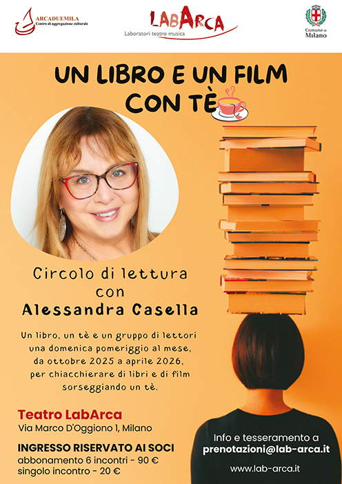 Un libro e un film con tè. Il Circolo di lettura con Alessandra Casella