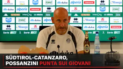 Südtirol Catanzaro, Possanzini punta sui giovani e avverte: “La squadra è competitiva” Video