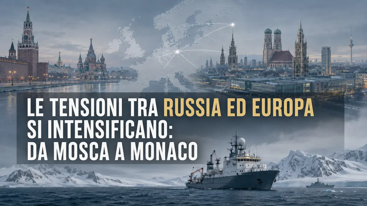 Le tensioni tra Russia ed Europa si intensificano: da Mosca a Monaco