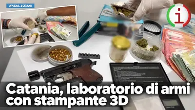 Catania, scoperto un laboratorio per produrre armi con una stampante 3D