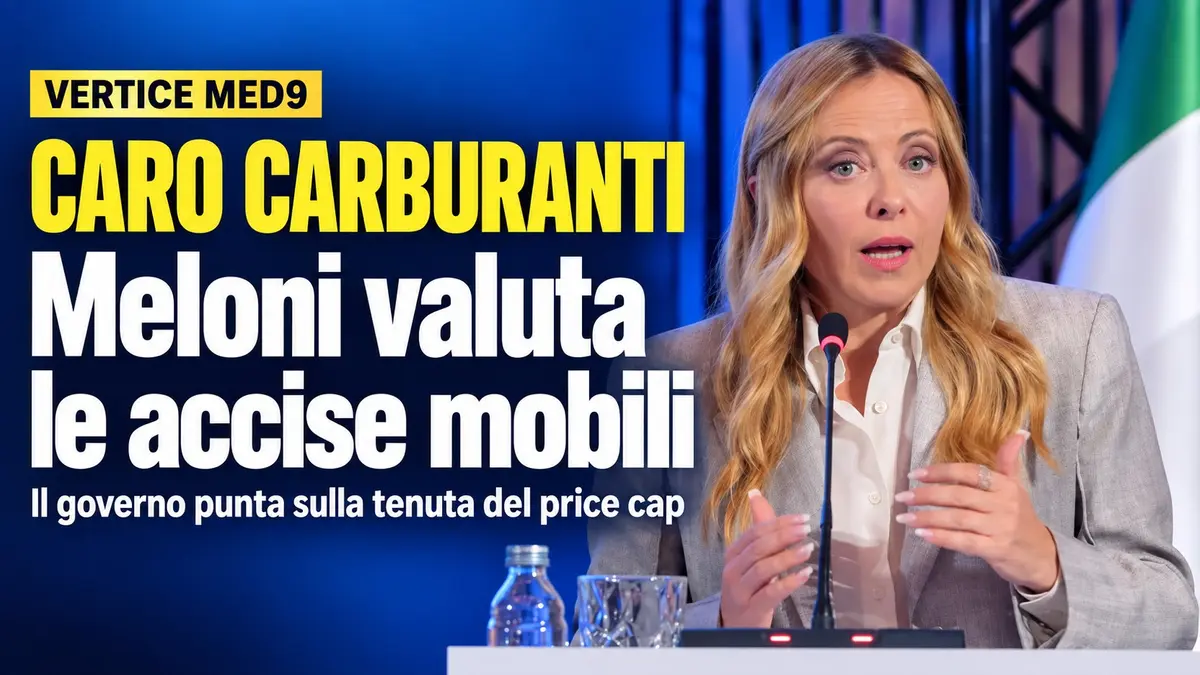 Caro carburanti Meloni valuta nuove misure e punta sulla tenuta del tetto ai prezzi