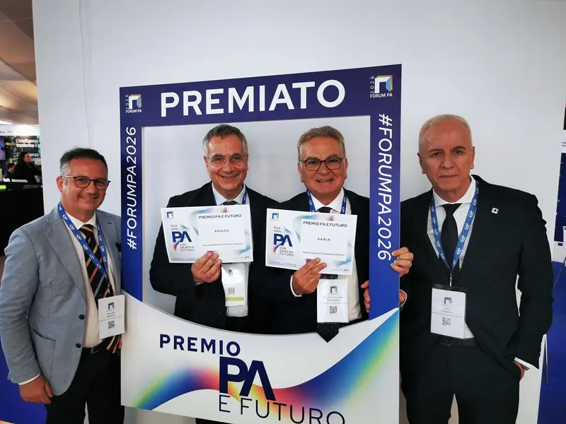 Asp Catanzaro premiata al Forum Pa 2026: riconoscimento nazionale per progetti intelligenza Artificiale “Argoa” e “Saria”