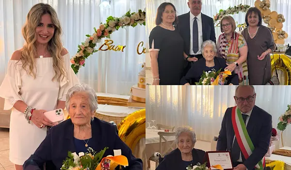 Borda festeggia un secolo di vita: i 100 anni della signora Rosa