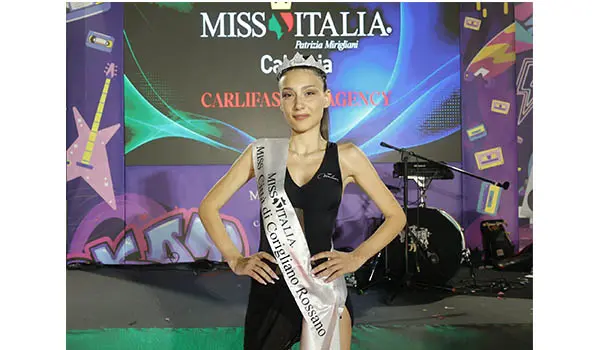 Miss Italia Calabria ha incoronato Miss Città di Corigliano-Rossano 2026