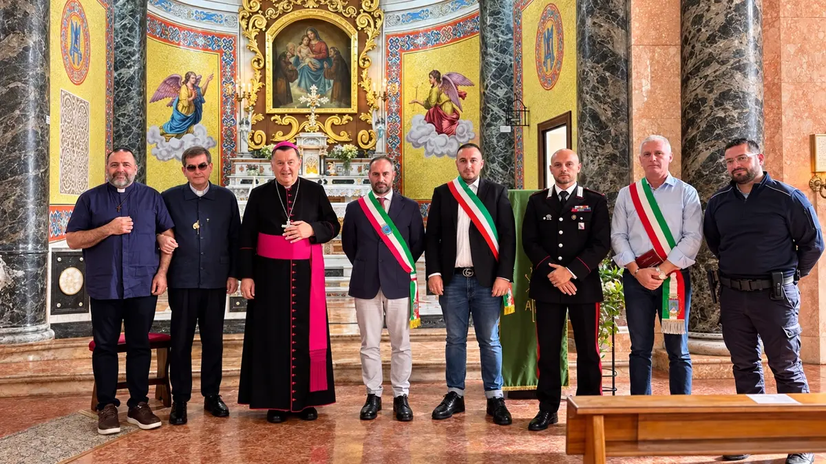 Al Santuario di Termine l’incontro con le autorità: «Custodire il territorio e prendersi cura dei più fragili»