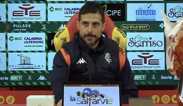 Catanzaro-Empoli 3-2, mister Dionisi analizza la sconfitta. Video